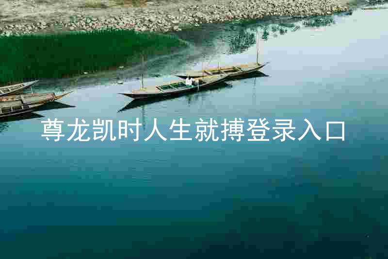 尊龙凯时人生就搏登录入口